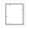 Зеркало Dreja Tiny 99.9024, 60 см, LED-подсветка