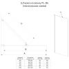 Шторка для ванны Veconi Palau 60см PL84B-60-01-C8