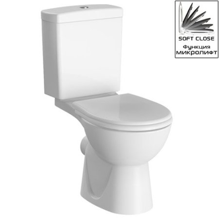 Унитаз-компакт Vitra Norm Nord с микролифтом 9845B099-7201