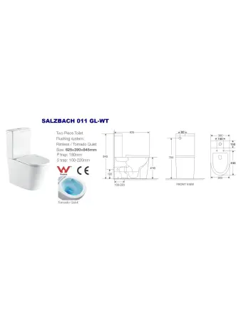 Унитаз-компакт WeltWasser Salzbach 011 GL-WT 10000011688