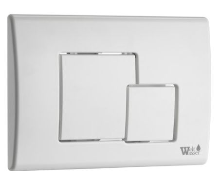 Клавиша смыва WeltWasser Marberg 507 SE GL-WT белый глянец