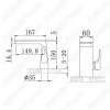 Смеситель для раковины Black & White U7323