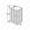 Душевая кабина WeltWasser Laine 1001 100х100