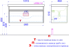 Тумба с раковиной Aqwella Urban 100см URB0110DD
