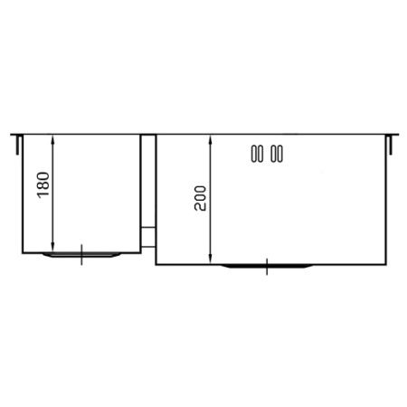 Мойка кухонная Seaman Eco Marino 57.5x48.5 (L) SMV-Z-575DL.A