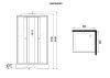 Душевая кабина Niagara Promo P80/26Q/MT 80x80