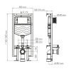 Инсталляция WasserKRAFT Vils с унитазом WasserKRAFT Mindel с микролифтом 56TLT.010.ME.MG03.H002